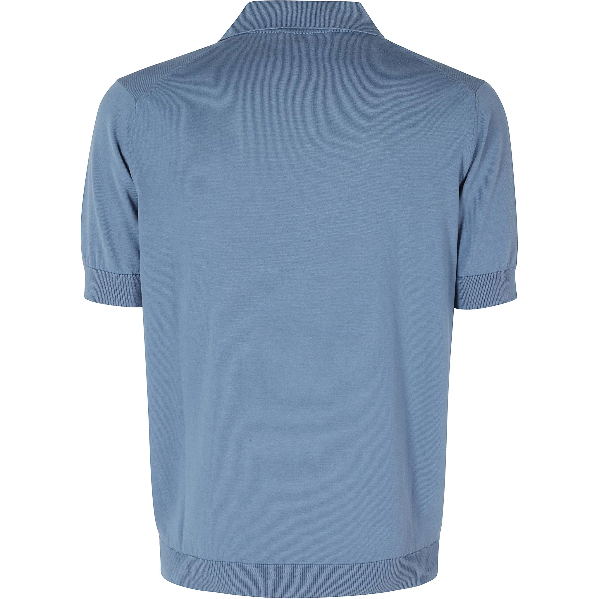 POLO COLLO SKIPPER COTONE CREPE