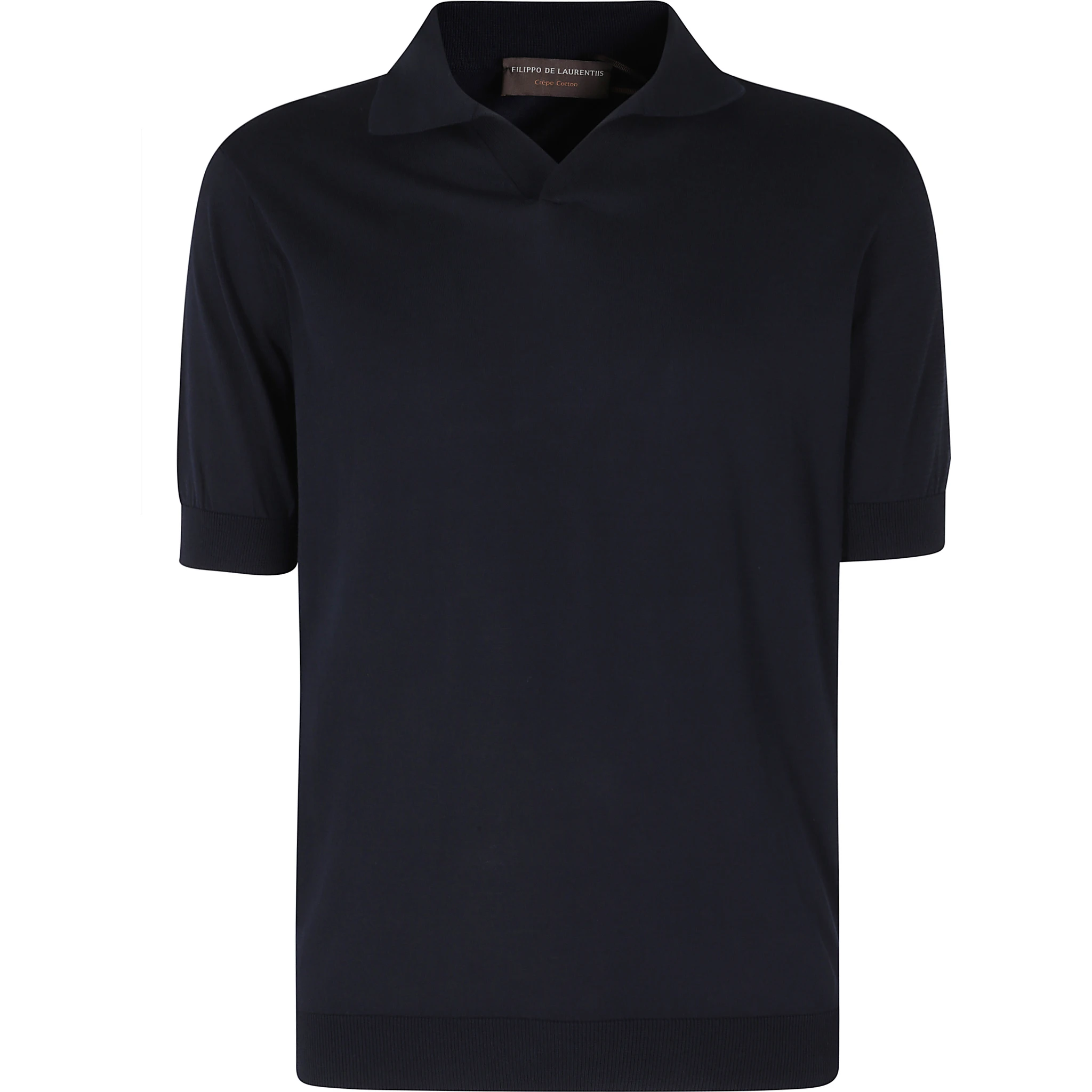 POLO COLLO SKIPPER COTONE CREPE