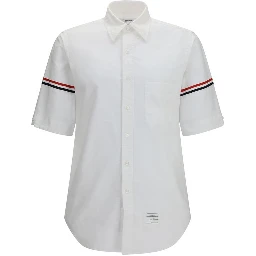 White Cotton Shortsleeve Shirt