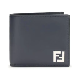 Blue Calf Leather Bos Taurus Wallet