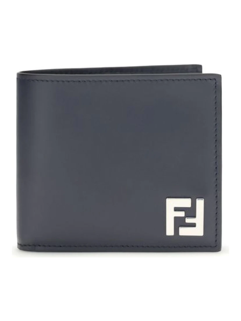 Blue Calf Leather Bos Taurus Wallet