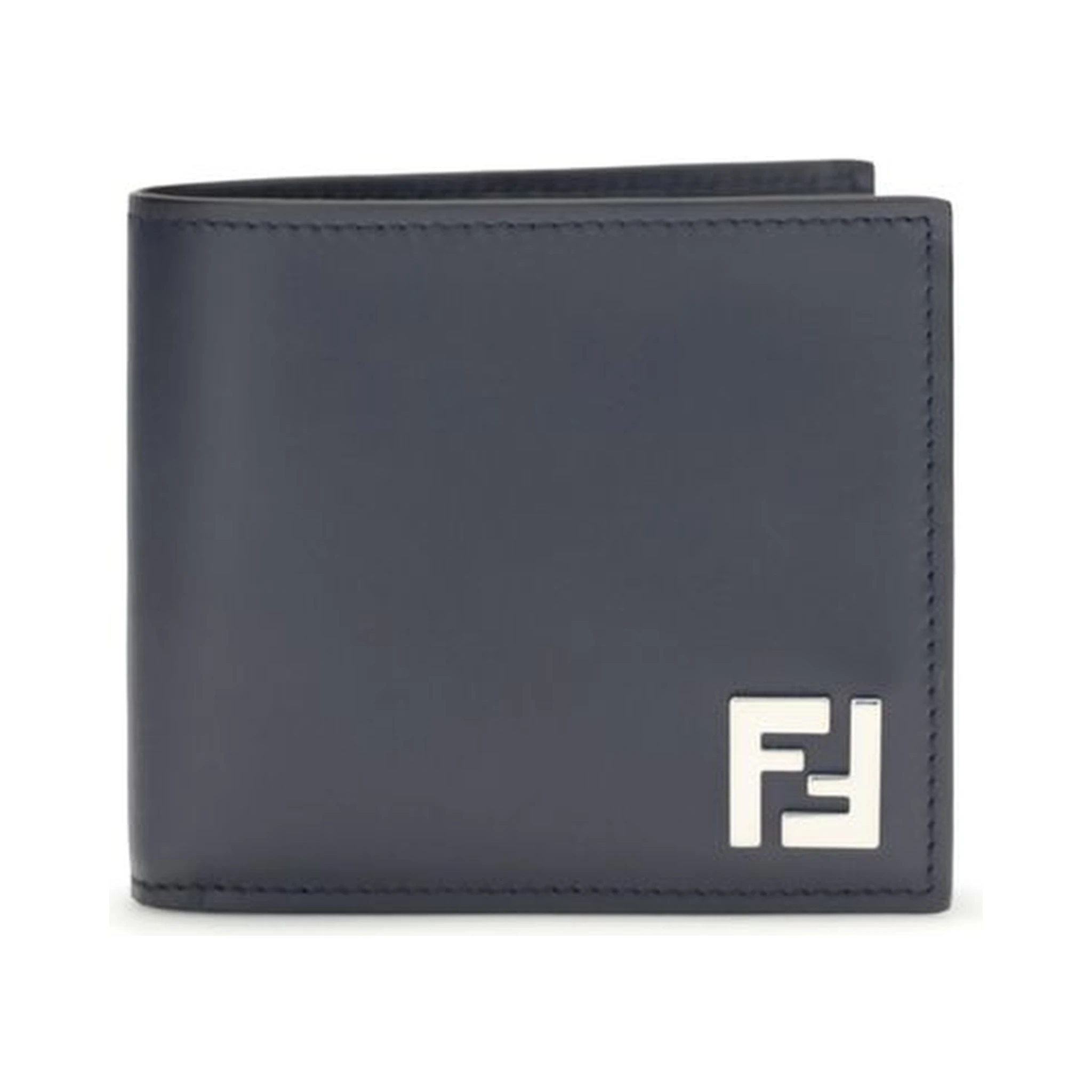 Blue Calf Leather Bos Taurus Wallet