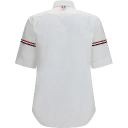 White Cotton Shortsleeve Shirt
