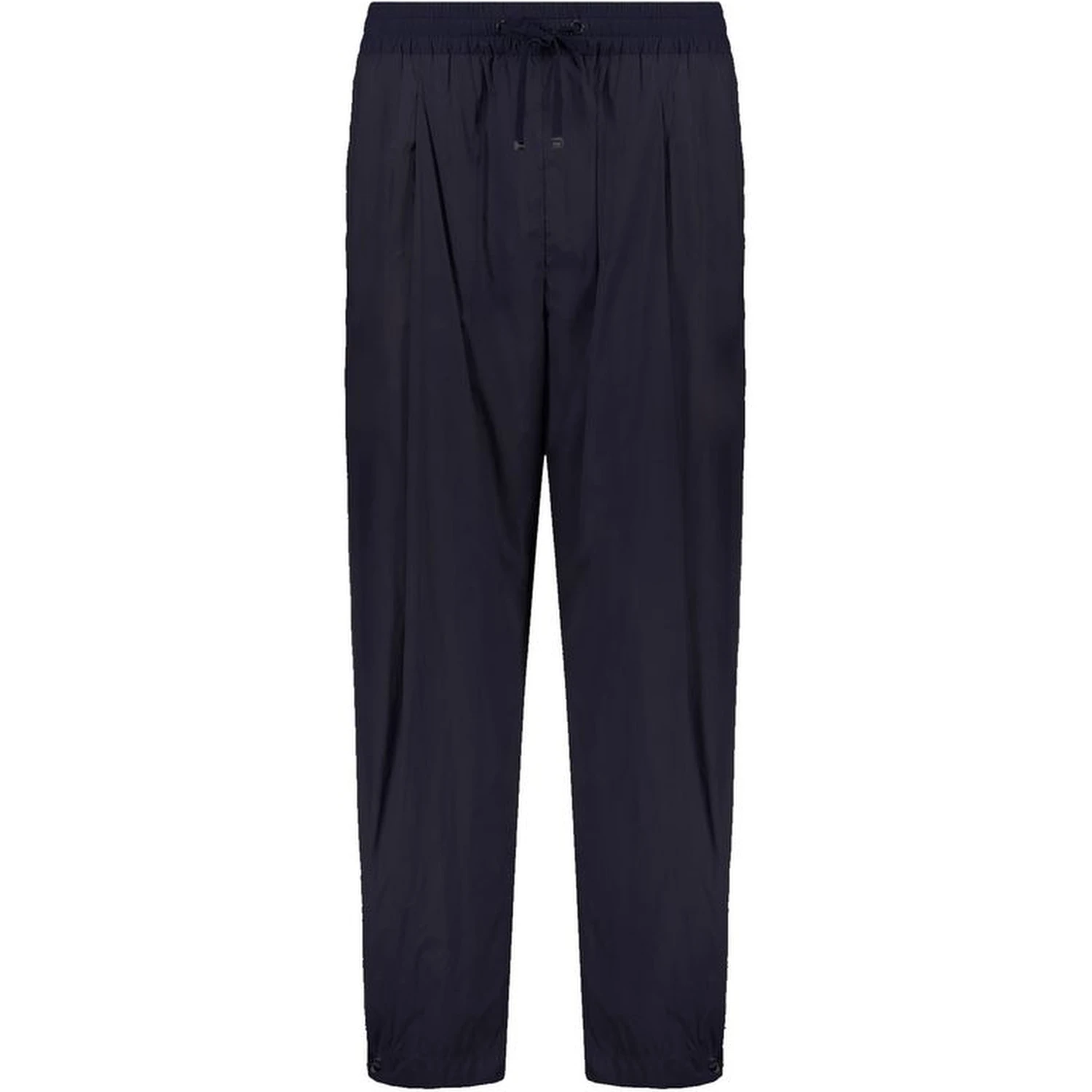 Blue Elastane Casual Pants