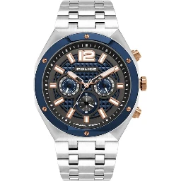 Gray Stainless Steel Dress Watch