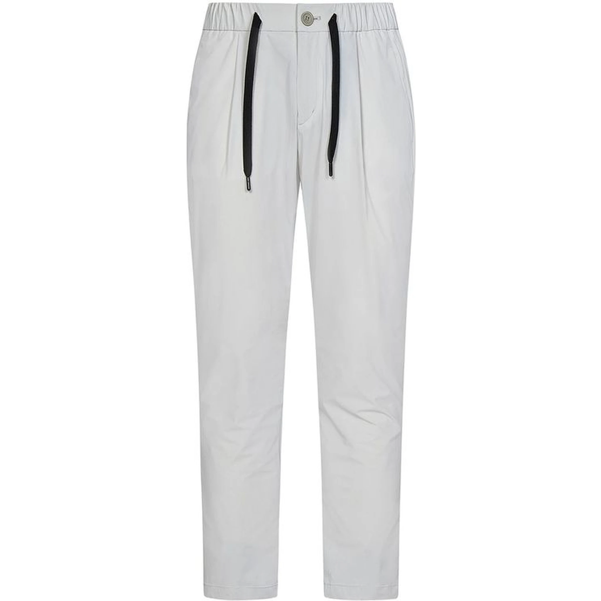 Gray Elastane Casual Pants