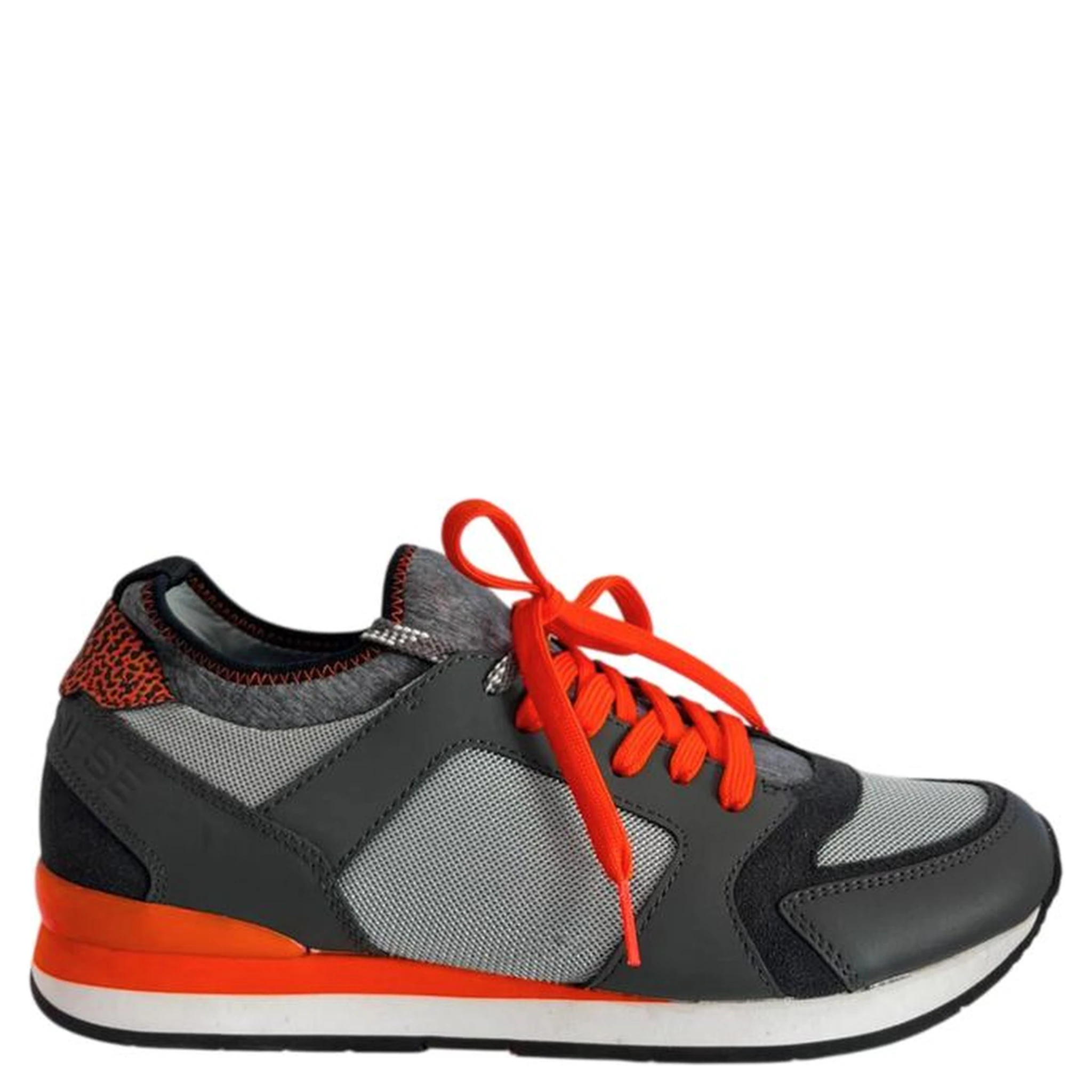 Orange Rubber Men Sneakers