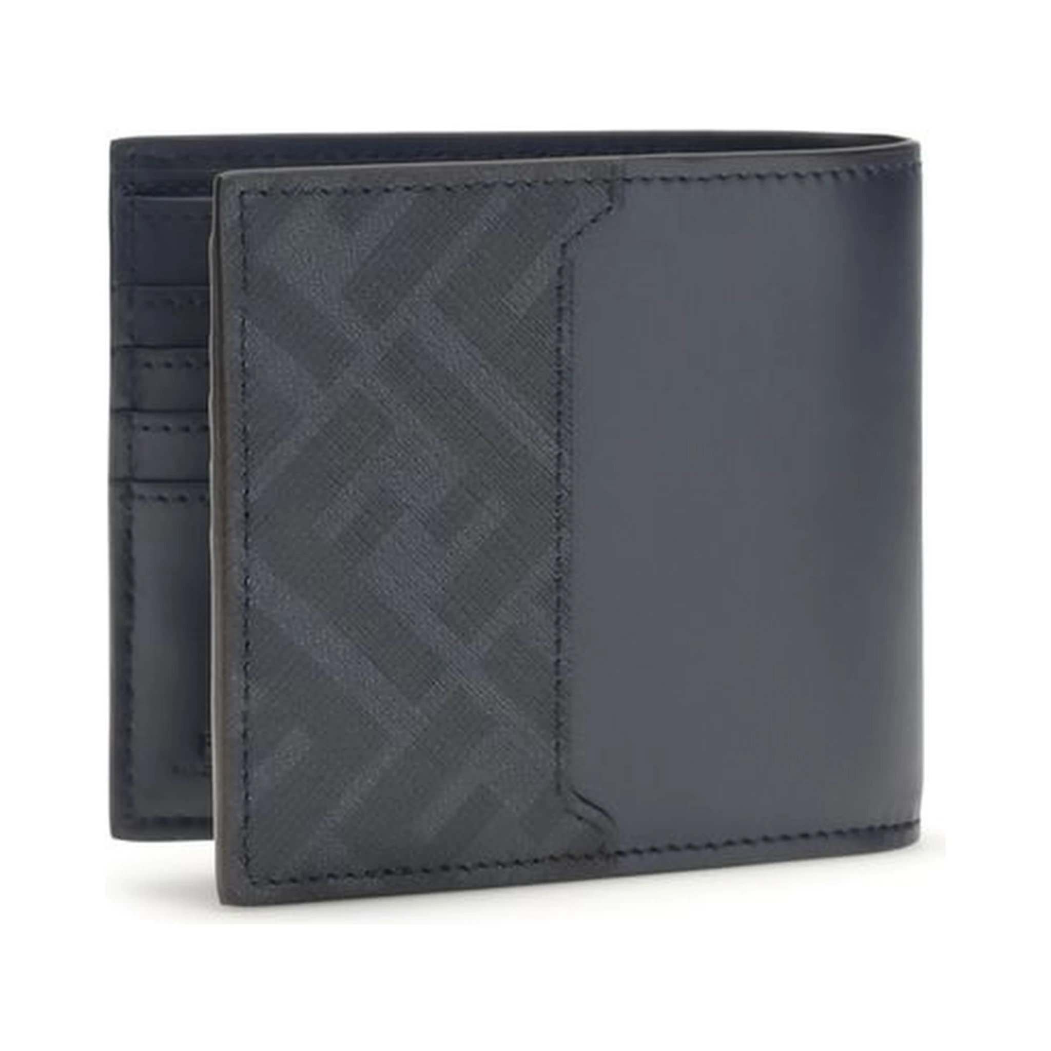 Blue Calf Leather Bos Taurus Wallet