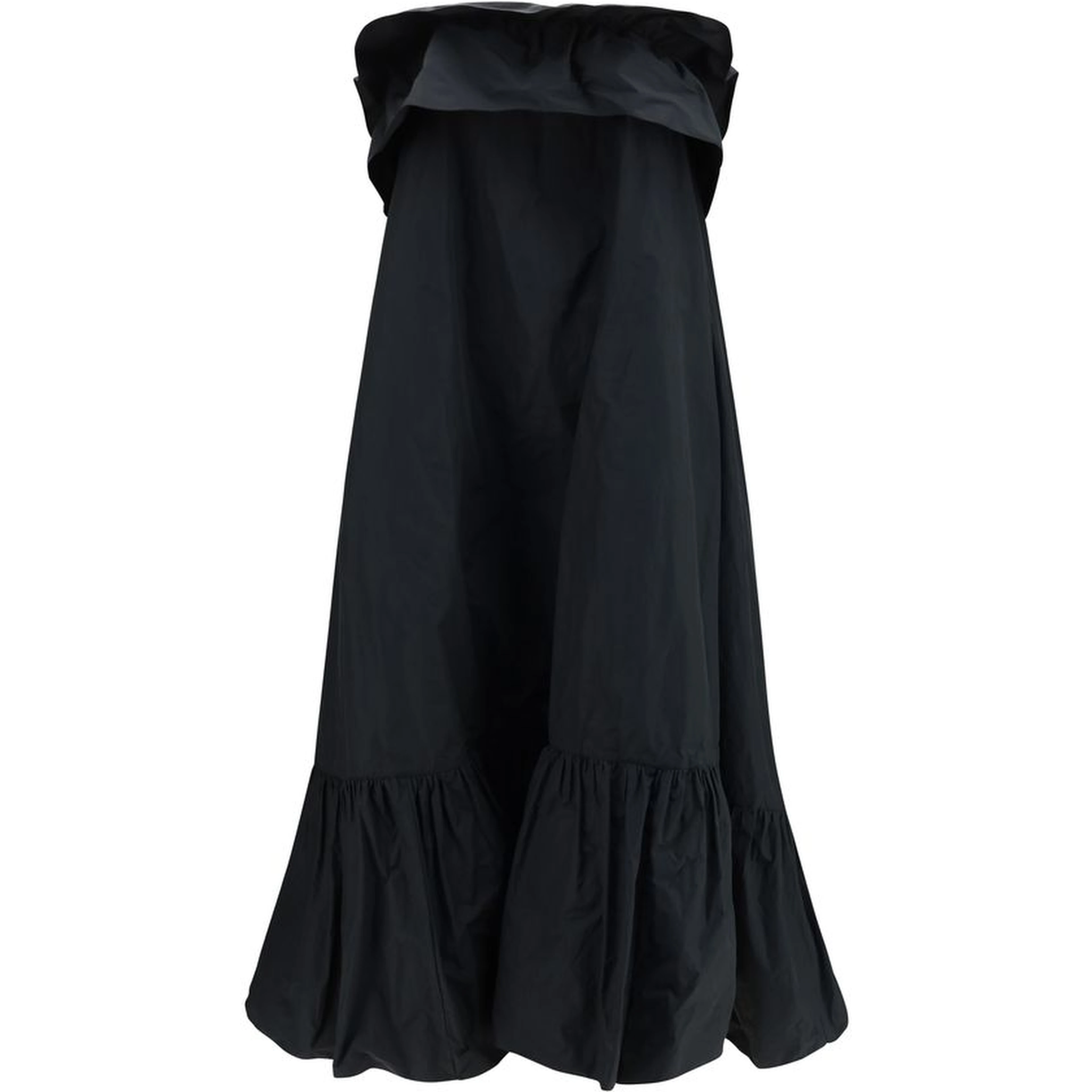 Black Polyester Casual Dress