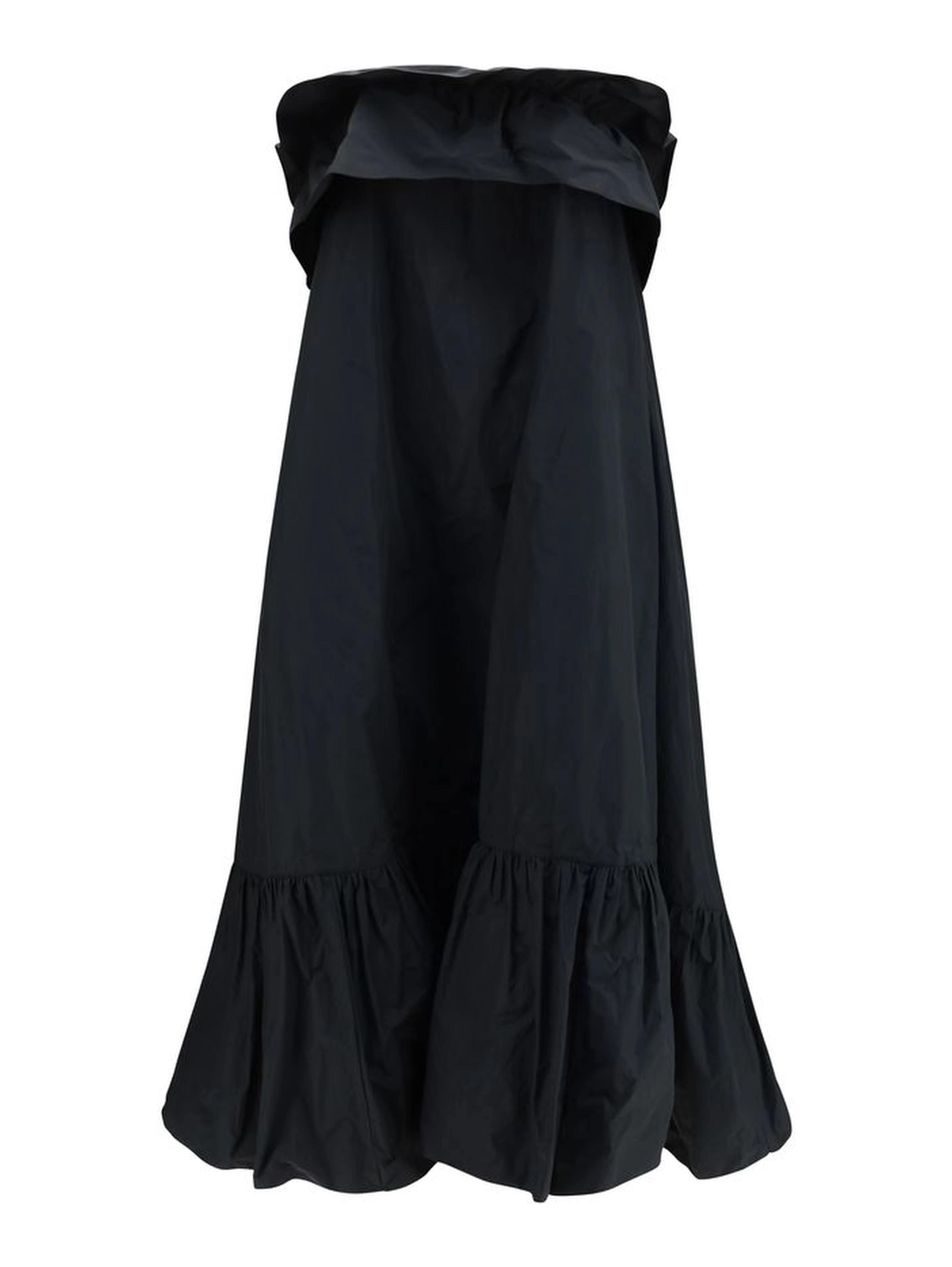 Black Polyester Casual Dress