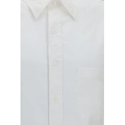 White Cotton Shortsleeve Shirt