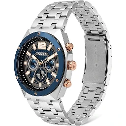 Gray Stainless Steel Dress Watch