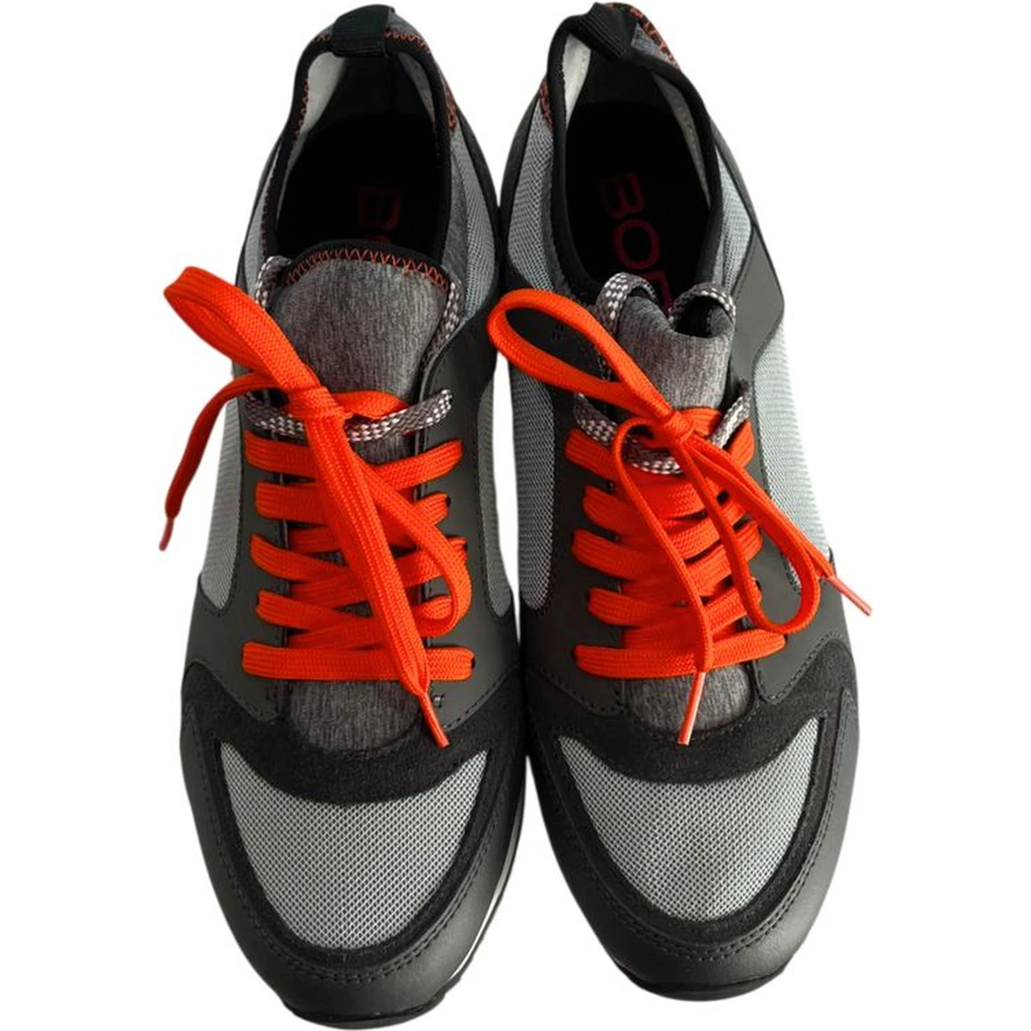 Orange Rubber Men Sneakers