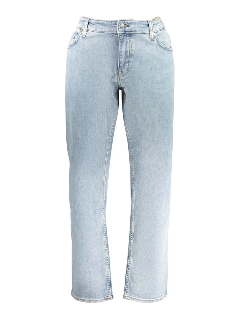 Azzurro Cotone Uomo Jeans
