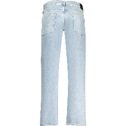 Azzurro Cotone Uomo Jeans