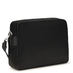 Black Recycled Polyamide Shoulder Bag