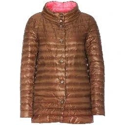Brown Polyamide Coat
