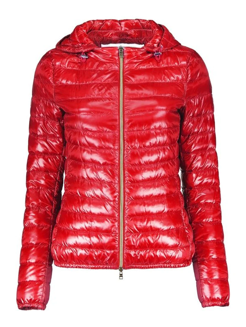 Multicolor Polyamide Full-Length Jacket