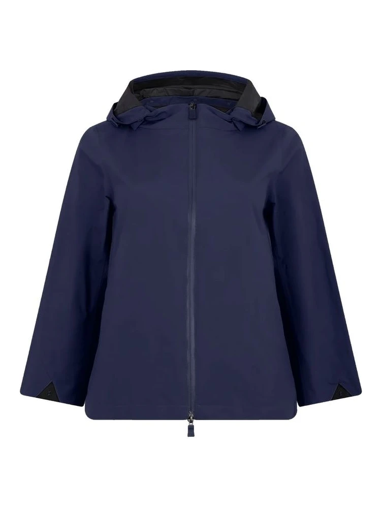 Blue Polyester Rain Coat