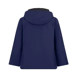 Blue Polyester Rain Coat