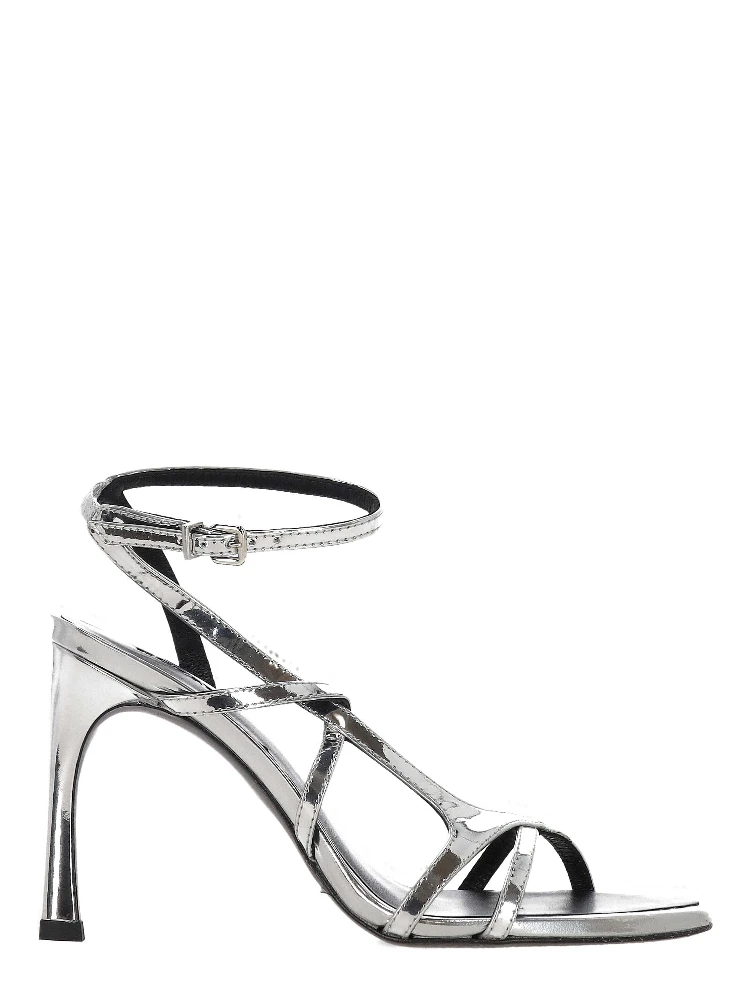 ROTATE BIRGERCHRISTENSEN Sandals Silver