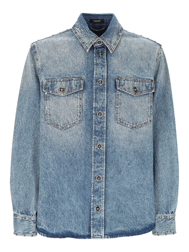 Versace Shirts Blue
