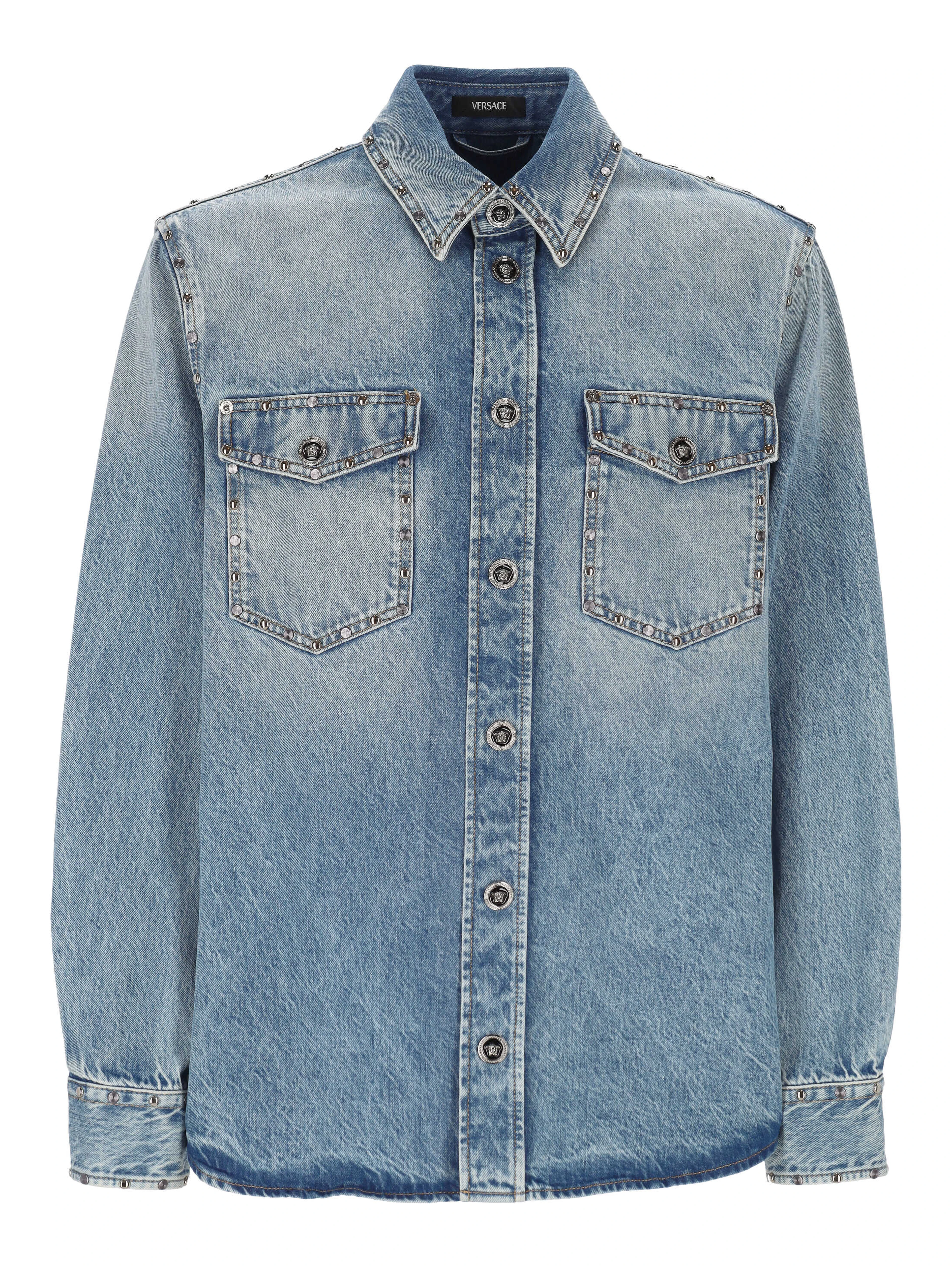 Versace Shirts Blue