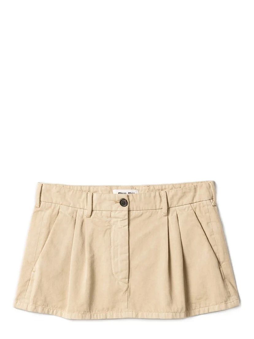 Miu Miu Skirts Beige