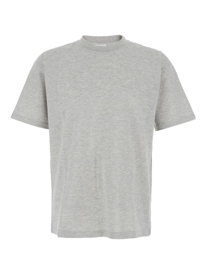 Saint Laurent  T-shirts and Polos Grey