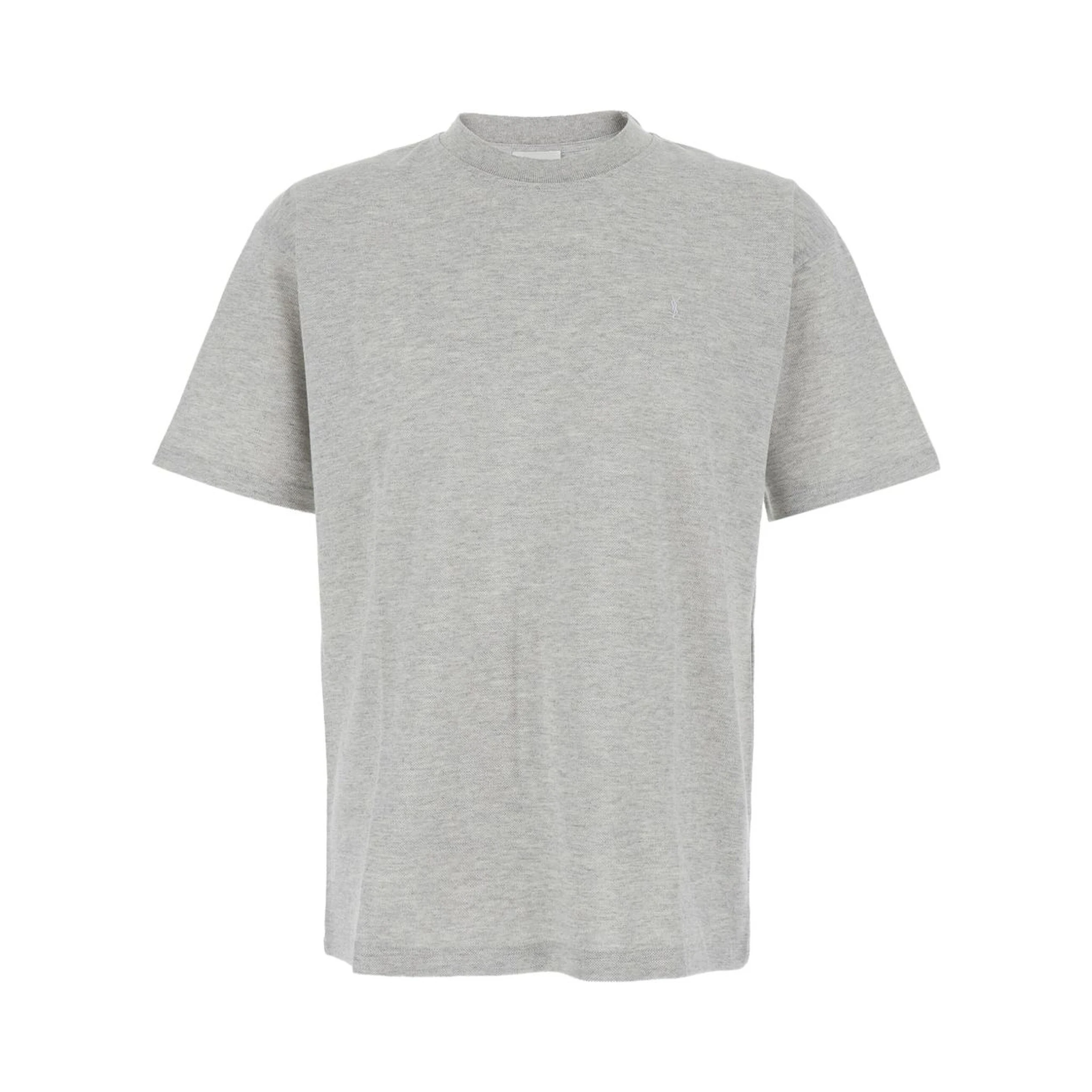 Saint Laurent  T-shirts and Polos Grey