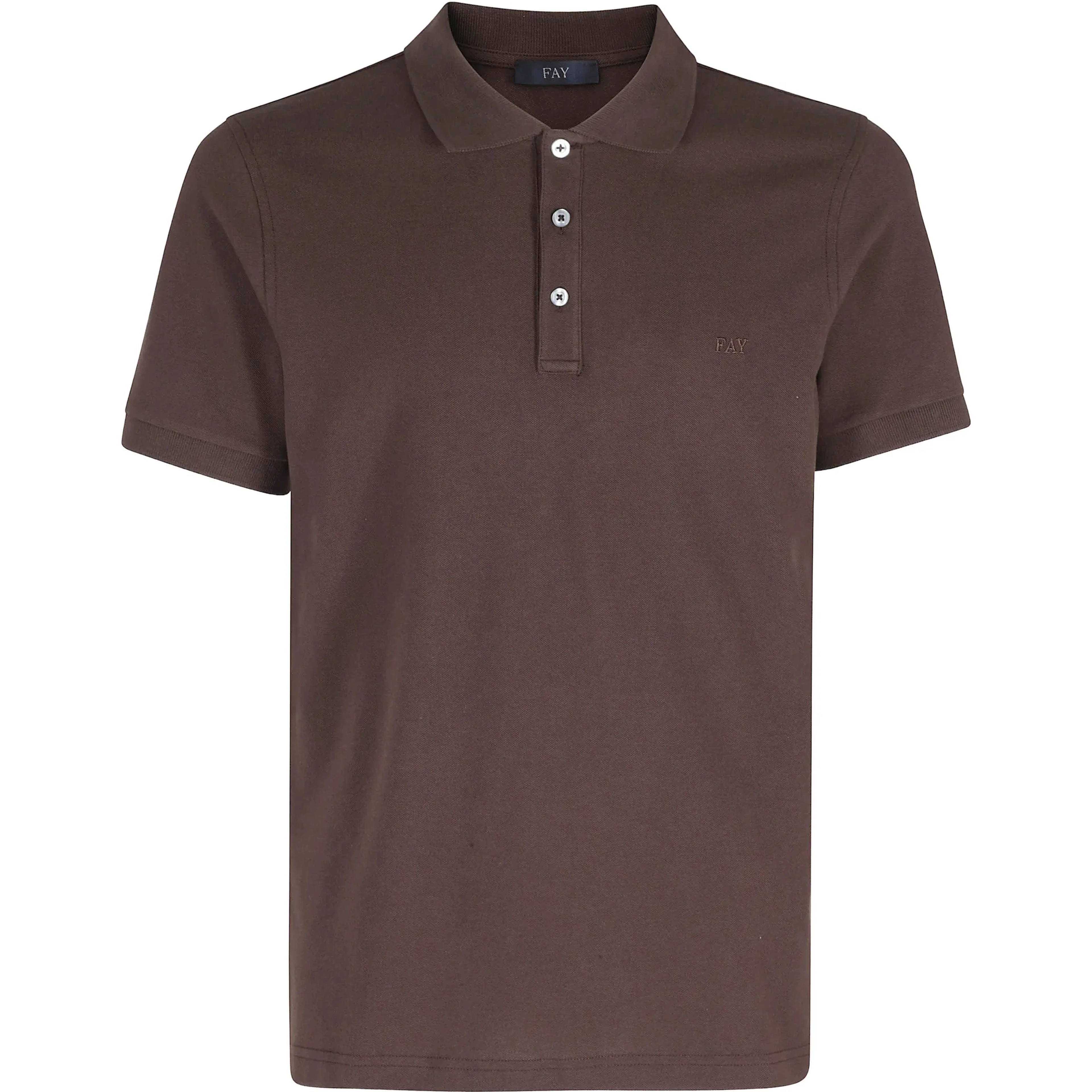 Fay T-shirts and Polos Brown