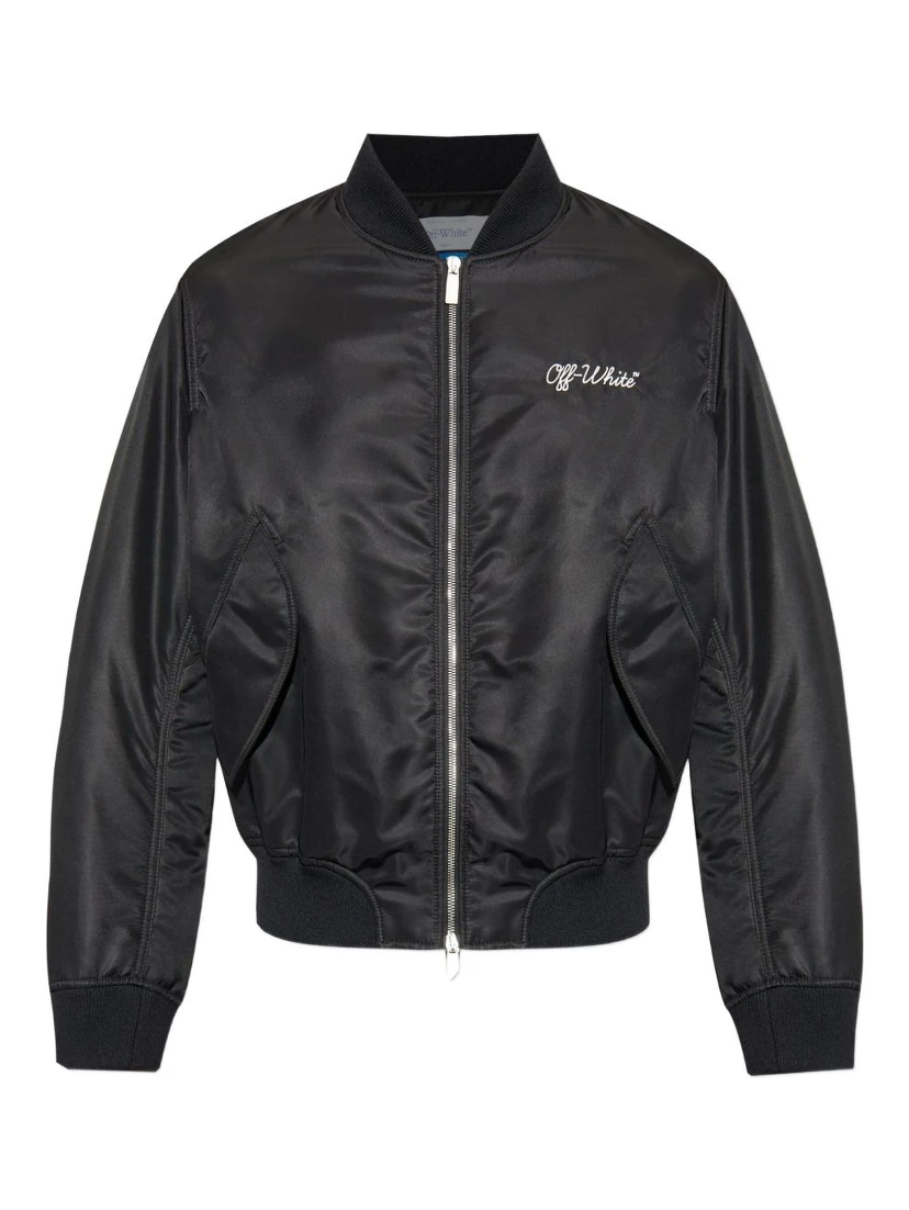 Off White Jackets Black