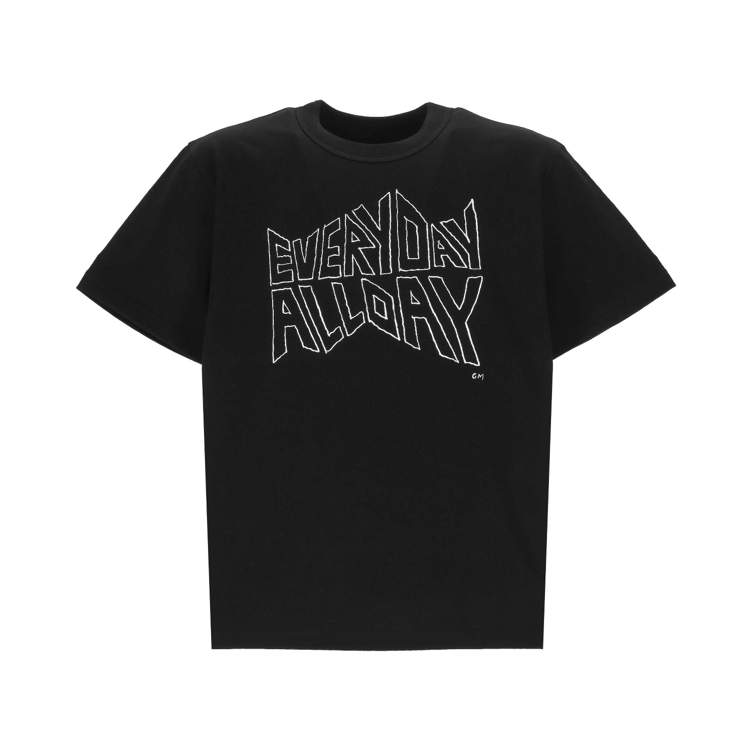 SACAI GEOFF T-shirts and Polos Black