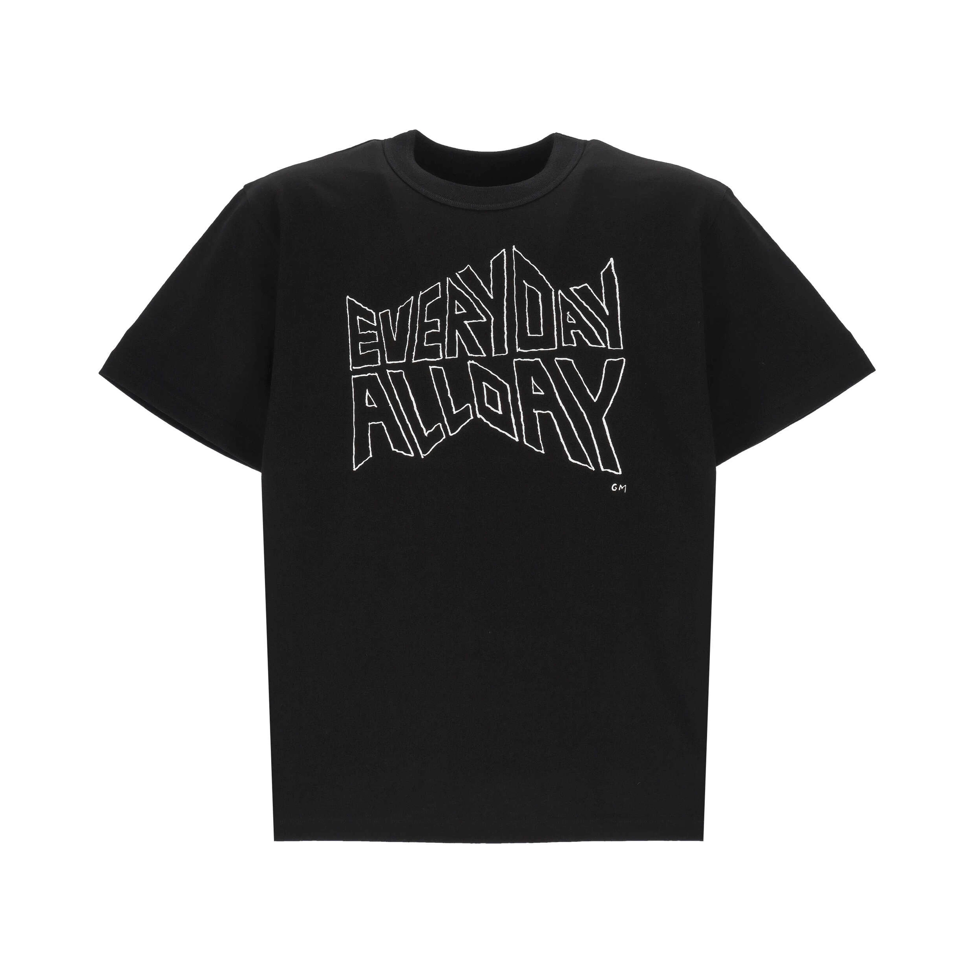 SACAI GEOFF T-shirts and Polos Black