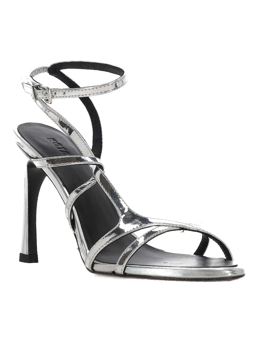 ROTATE BIRGERCHRISTENSEN Sandals Silver