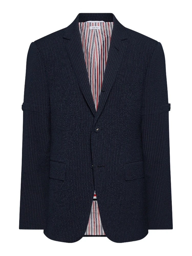 Thom Browne Jackets Blue