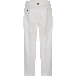 Thom Browne Trousers White