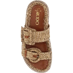 RODO Sandals Leather Brown