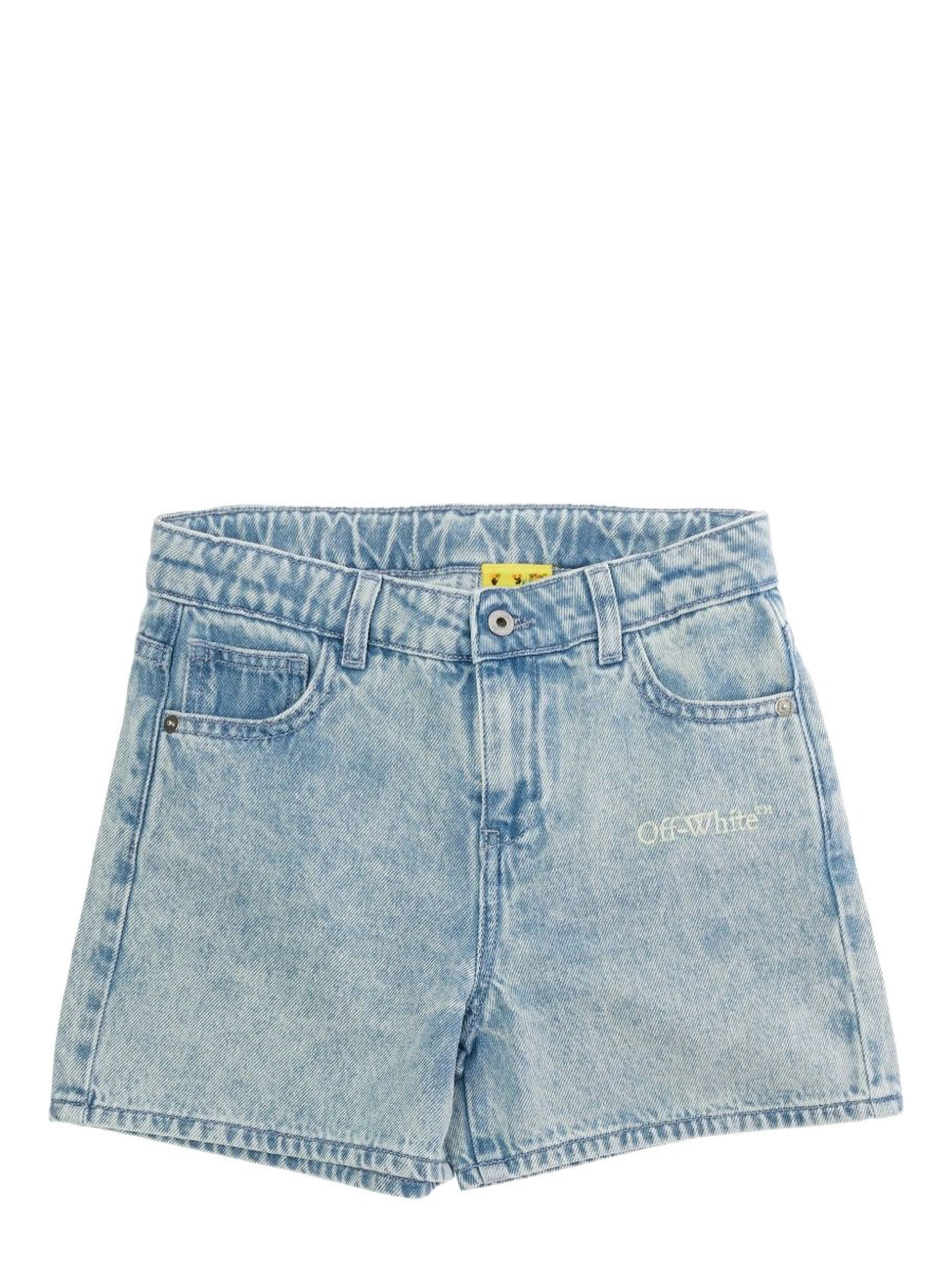 Off White Shorts Blue