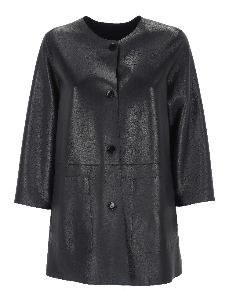 THE JACKIE LEATHERS Coats Blue