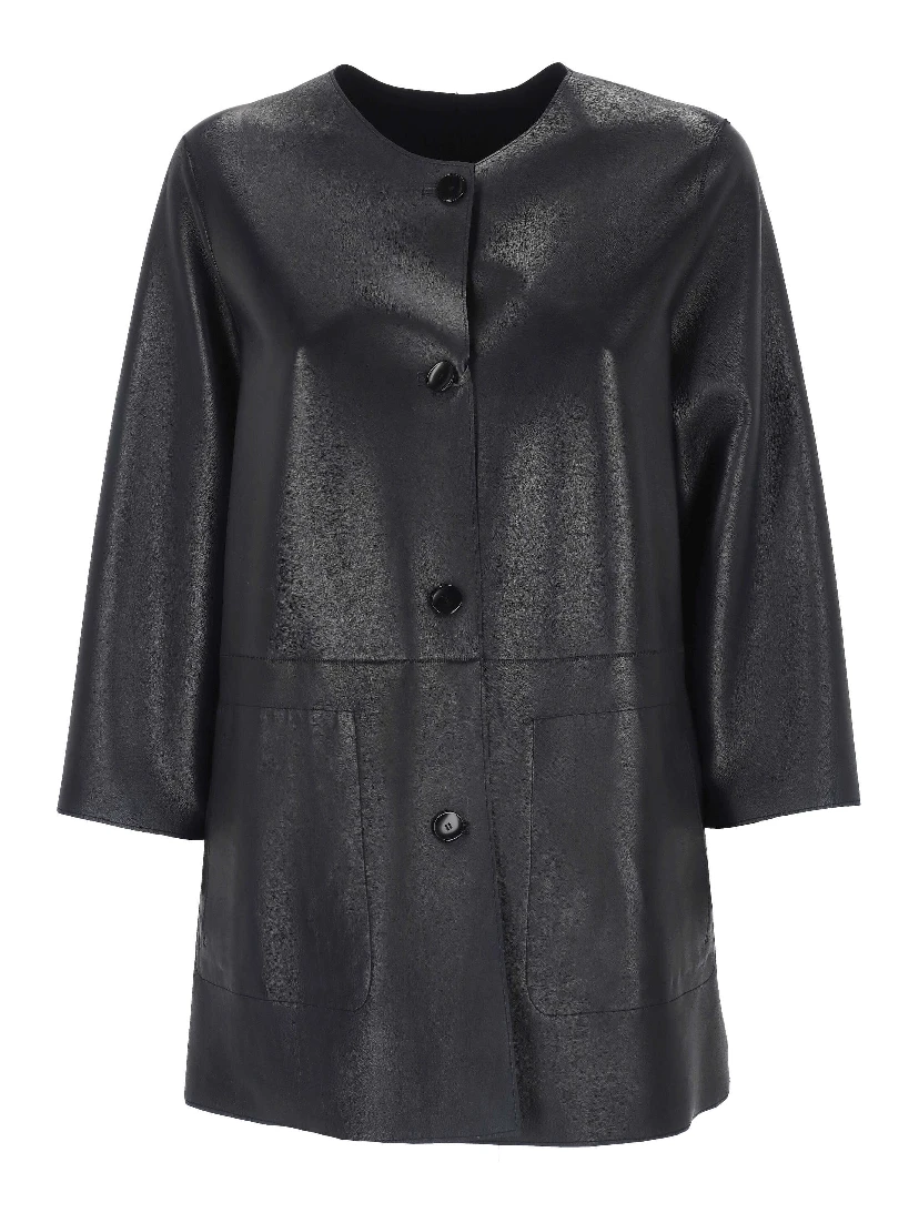 THE JACKIE LEATHERS Coats Blue