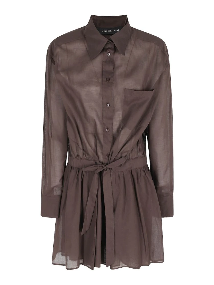 Federica Tosi Dresses Brown
