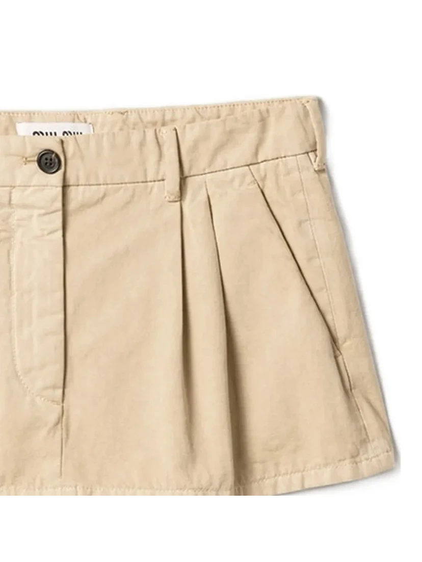 Miu Miu Skirts Beige