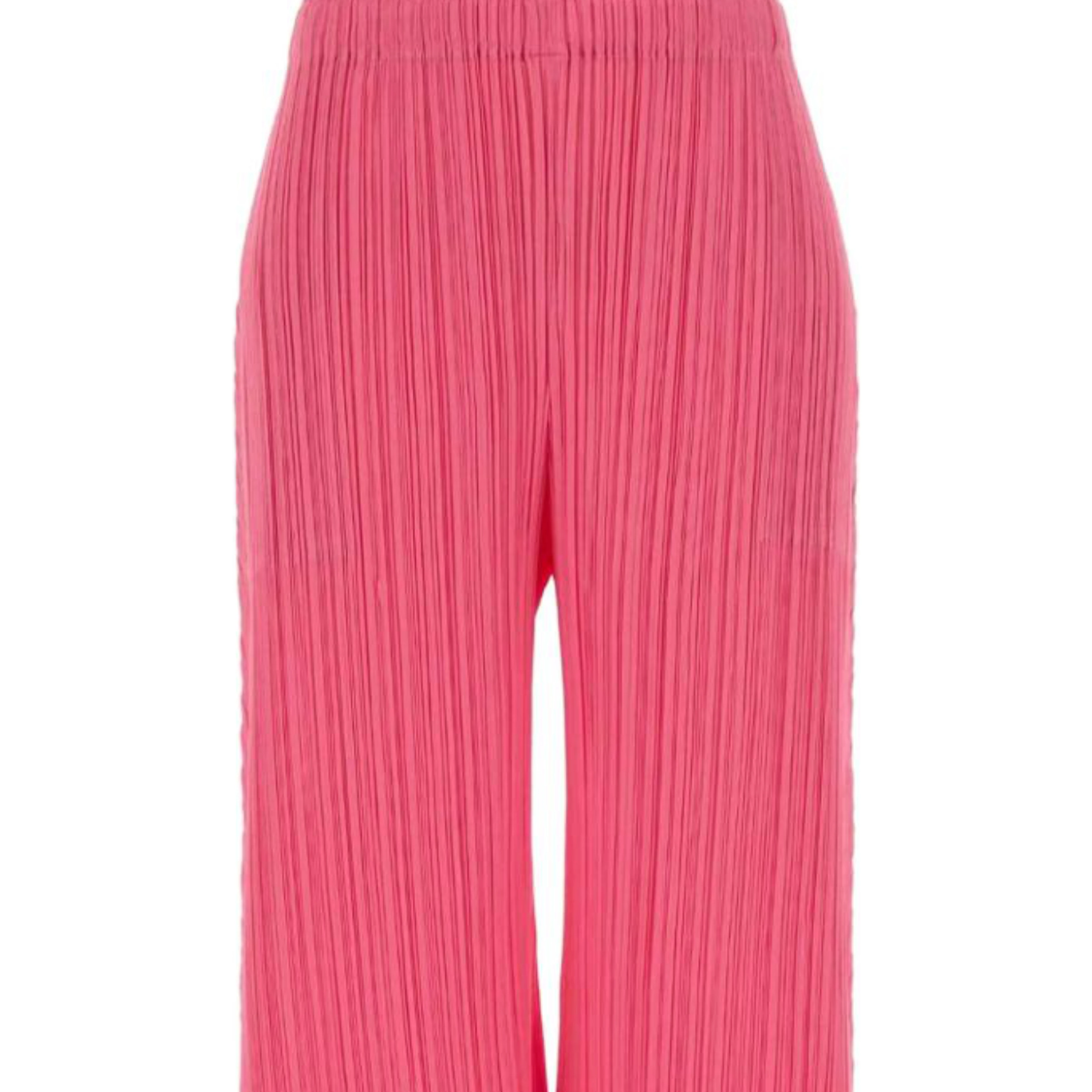 ISSEY MIYAKE PLEATS PLEASE Trousers Pink