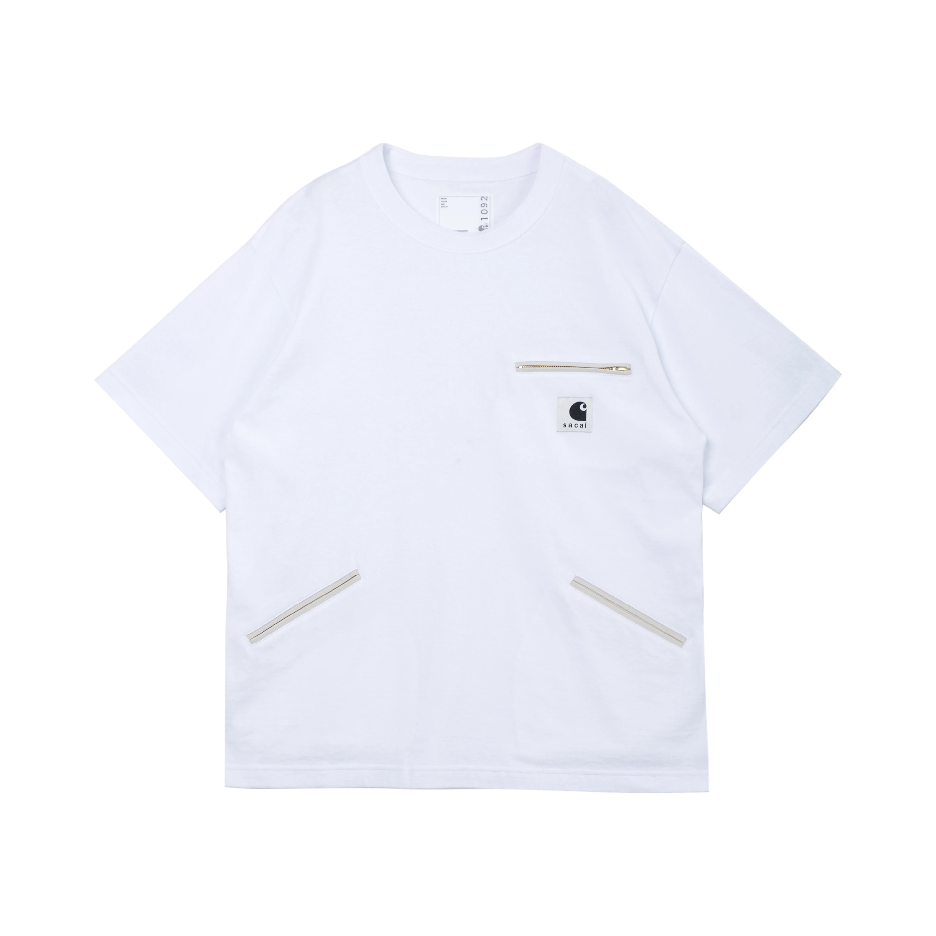 تيشيرتات وبولو بيضاء من SACAI X CARHARTT WIP