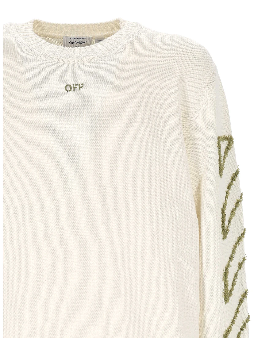 Off White Sweaters White