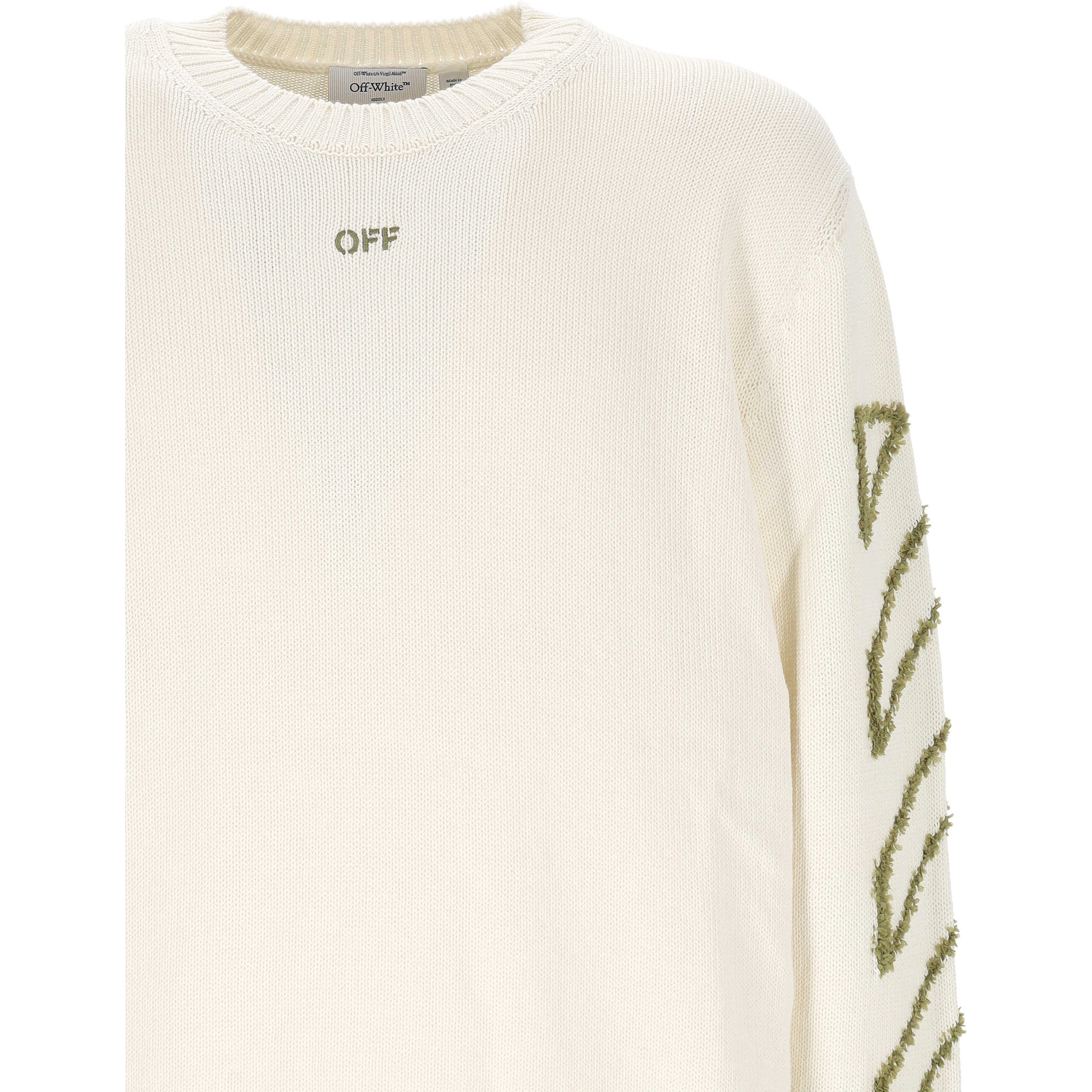 Off White Sweaters White