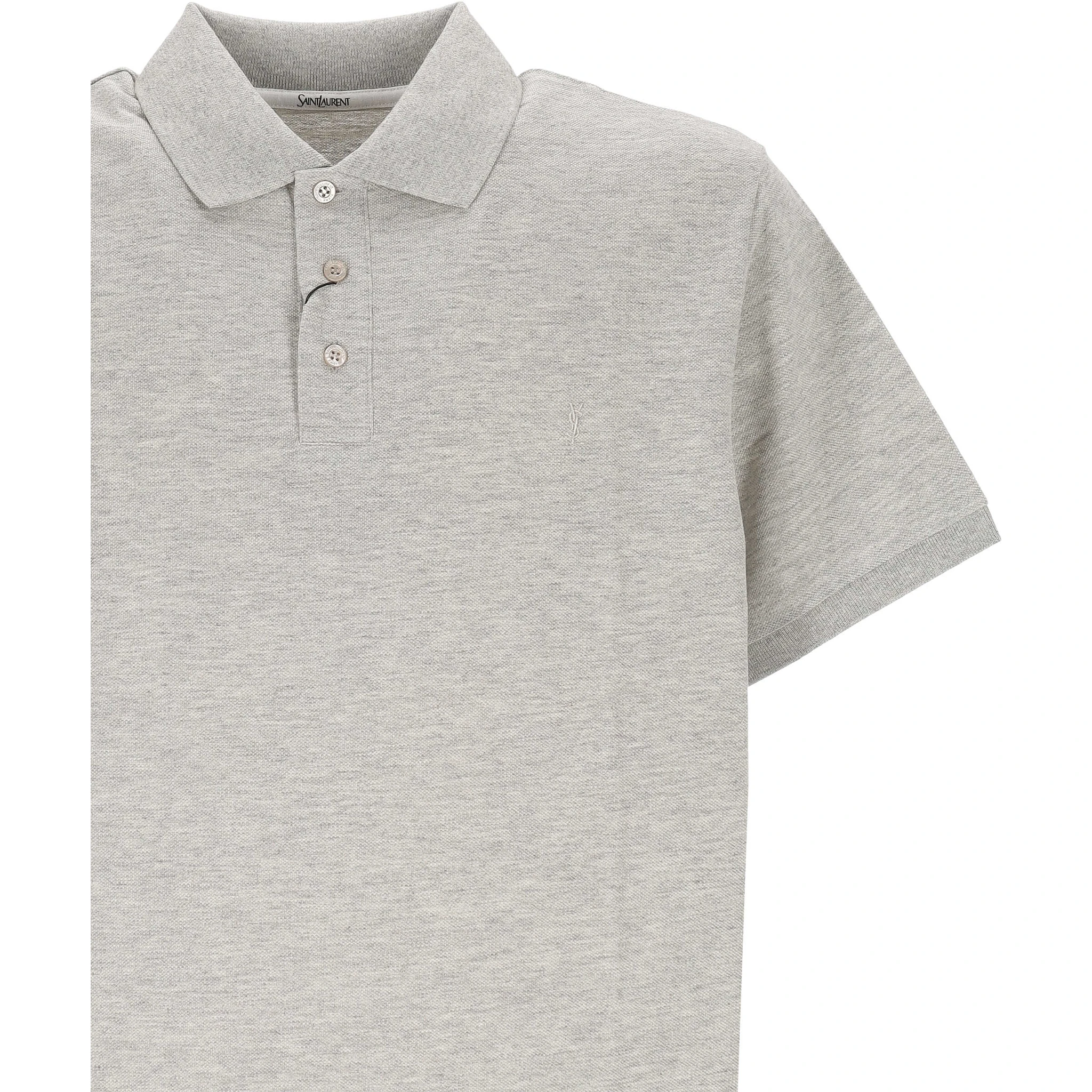 Saint Laurent  T-shirts and Polos Grey