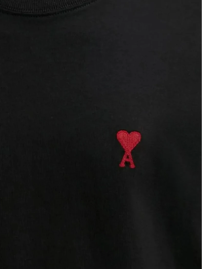 Ami T-shirts and Polos Black
