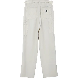 SACAI X CARHARTT WIP Trousers White